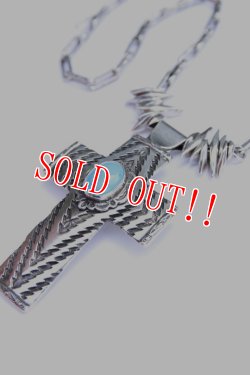 画像2: 「Mt.hill」Four Corners Rug Cruz with TQ & Chain  マウントヒル フォーコーナーズ ラグクロス チェーン スリーピングビューティーターコイズ [20210501]