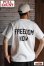 画像6: 「FULLCOUNT」FREEDOM NOW T-Shirt フルカウント フリーダムナウ バックプリント半袖Tシャツ  [ホワイト] (6)