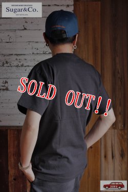画像8: 「Sugar & Co.」New Drop Tee シュガーアンドカンパニー ニュードロップ Tシャツ [ブラック]