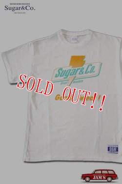 画像1: 「Sugar & Co.」MJ AIR Drop Tee シュガーアンドカンパニー エアー プリントドロップ Tシャツ [ホワイト]