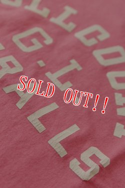 画像2: 「FULLCOUNT」GOOD LUCK OVERALLS T-Shirt フルカウント グッドラックオーバーオールズ プリント半袖Tシャツ  [フェードレッド]