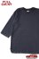 画像1: 「FULLCOUNT」Three Quarter Sleeve Rib T-Shirtフルカウント スリークォーター リブ Tシャツ [インクブラック] (1)
