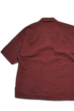 画像5: 「CAL O LINE」CATALINA S/S JACKET キャルオーライン カタリナ 半袖ジャケット リップル生地 CL211-048 [アーモンド]