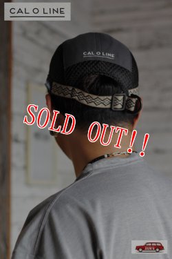 画像7: 「CAL O LINE」×「KAVU」vented strap cap キャルオーライン カブー ベンテッドストラップキャップ [ブラック]