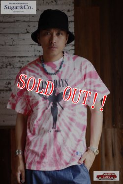 画像7: 「Sugar & Co.」 drop tee TIE-DYE Grunge シュガーアンドカンパニー タイダイ グランジ Tシャツ [ピンク]