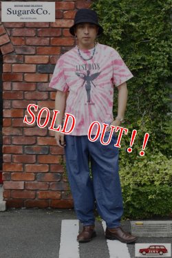 画像10: 「Sugar & Co.」 drop tee TIE-DYE Grunge シュガーアンドカンパニー タイダイ グランジ Tシャツ [ピンク]