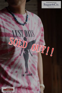 画像9: 「Sugar & Co.」 drop tee TIE-DYE Grunge シュガーアンドカンパニー タイダイ グランジ Tシャツ [ピンク]