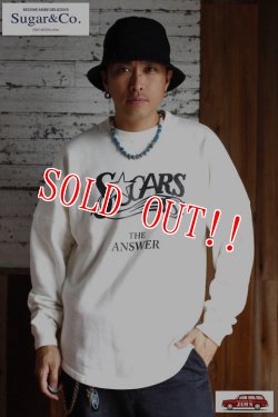画像8: 「Sugar & Co.」Print Drop Sweat AI（answer）シュガーアンドカンパニー プリント ドロップスウェット [ホワイト]