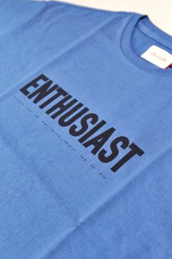 画像2: 「CAL O LINE」ENTHUSIAST S/S Tee キャルオーライン エンスージアスト（熱狂的）プリント 半袖Tシャツ  CL211-076 [ブルー]
