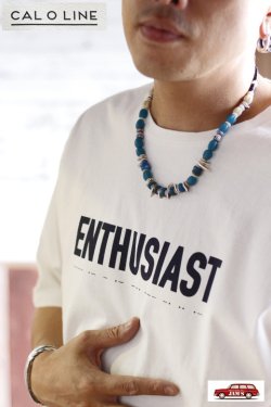 画像8: 「CAL O LINE」ENTHUSIAST S/S Tee キャルオーライン エンスージアスト（熱狂的）プリント 半袖Tシャツ  CL211-076 [ホワイト]