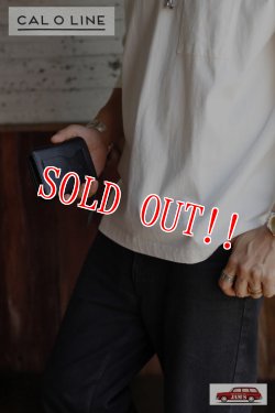 画像8: 「CAL O LINE」 BILLFOLD  WALLET キャルオーライン ビルフォールド レザーウォレット CSW-110 [ブラック]