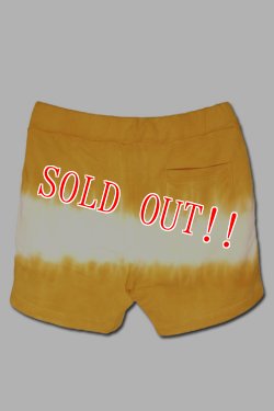 画像2: 「CAL O LINE」×「YUKI D.Y.E」TIE DIE SWEAT SHORTS キャルオーライン タイダイ スウェットショーツ CYW-116 [イエロー]
