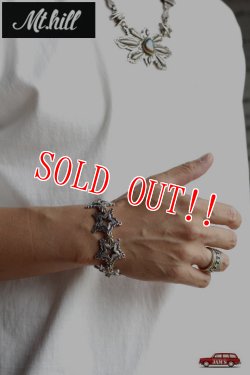画像7: 「Mt.hill」Linked Bracelet STARS with Gold Octagrams マウントヒル リンクブレスレット スターズ コンビ [ゴールド × シルバー]