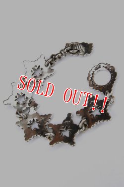 画像5: 「Mt.hill」Linked Bracelet STARS with Gold Octagrams マウントヒル リンクブレスレット スターズ コンビ [ゴールド × シルバー]