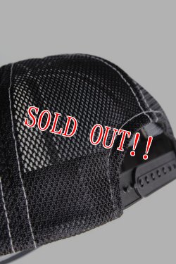 画像6: [10個限定販売]「JAMS ORIGINAL」RELIEVES MESH CAP ジャムズオリジナル リリーブス メッシュキャップ J2107 [ブラック （ホワイトステッチ）]