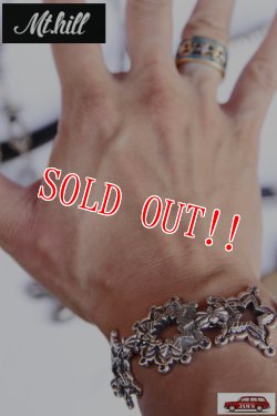 画像7: [8/9より数量限定受付スタート] [完全受注生産限定モデル] 「Mt.hill」×「JAMS」10th Anniversary Special Model Linked Bracelet STARS "Decagram" マウントヒル リンクブレスレット スターズ デカグラム [シルバー]