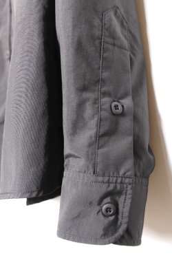 画像5: [SALE 40%off]「MOSSIR」 Port Town Long Sleeve Shirt モシール ポートタウン サプレックスナイロン素材 長袖シャツ MOST006 [ブラック]