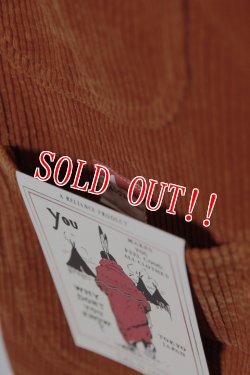 画像5: 「CAL O LINE」 CORDUROY ENGINEERS JACKET キャルオーライン コーデュロイ エンジニアジャケット CL192-058 [オレンジ]