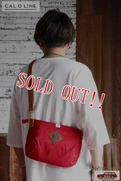 画像8: 「CAL O LINE」×「dzt」FANNY PACK キャルオーライン ファニーパック ショルダーバッグ CDW-123 [レッド]