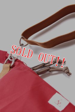 画像2: 「CAL O LINE」×「dzt」FANNY PACK キャルオーライン ファニーパック ショルダーバッグ CDW-123 [レッド]