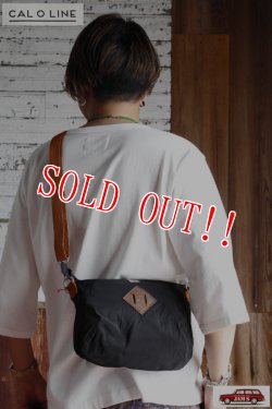 画像8: 「CAL O LINE」×「dzt」FANNY PACK キャルオーライン ファニーパック ショルダーバッグ CDW-123 [ブラック]