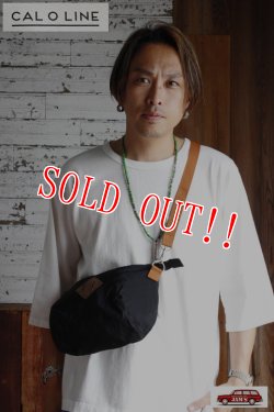 画像6: 「CAL O LINE」×「dzt」FANNY PACK キャルオーライン ファニーパック ショルダーバッグ CDW-123 [ブラック]