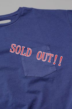 画像3: 「CAL O LINE」SOLID COLOR L/S T-SHIRTS キャルオーライン ソリッドカラー ポケ ロンTee  CL212-003 [ネイビーブルー]