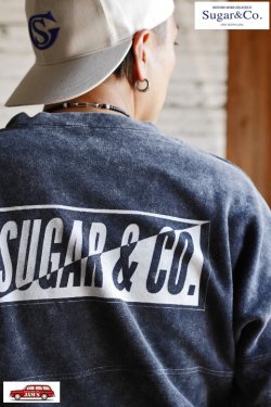 画像10: [限定生産]「Sugar & Co.」 Bleach Drop Sweat シュガーアンドカンパニー ブリーチ ドロップスウェット [ブラックセサミ]