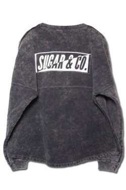 画像5: [限定生産]「Sugar & Co.」 Bleach Drop Sweat シュガーアンドカンパニー ブリーチ ドロップスウェット [ブラックセサミ]