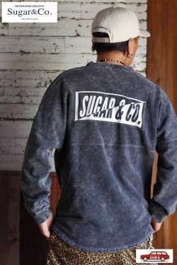 画像9: [限定生産]「Sugar & Co.」 Bleach Drop Sweat シュガーアンドカンパニー ブリーチ ドロップスウェット [ブラックセサミ]