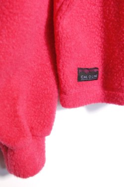 画像7: 「CAL O LINE」SIMPLE PULLOVER キャルオーライン シンプルプルオーバー Vネック フリース CL212-033 [フクシア]