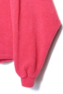 画像5: 「CAL O LINE」SIMPLE PULLOVER キャルオーライン シンプルプルオーバー Vネック フリース CL212-033 [フクシア]
