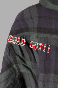 画像8: 「CAL O LINE」PLAID WORK SHIRT キャルオーライン プラッド ワークシャツ ヘヴィーフランネル CL212-041 [グリーン]