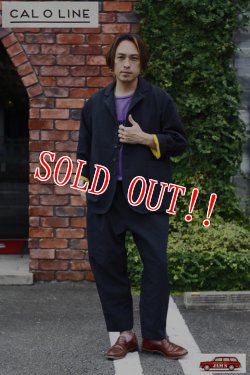 画像13: 「CAL O LINE」BLACK EASY PANTS キャルオーライン ブラック イージーパンツ 高機能ナイロン CL221-089 [ブラック]