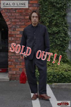 画像12: 「CAL O LINE」BLACK EASY PANTS キャルオーライン ブラック イージーパンツ 高機能ナイロン CL221-089 [ブラック]