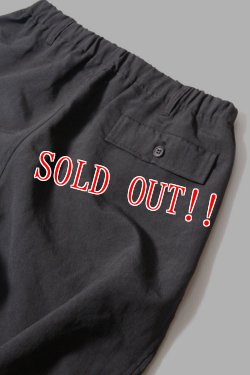 画像7: 「CAL O LINE」BLACK EASY PANTS キャルオーライン ブラック イージーパンツ 高機能ナイロン CL221-089 [ブラック]