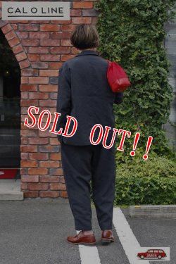 画像10: 「CAL O LINE」BLACK EASY PANTS キャルオーライン ブラック イージーパンツ 高機能ナイロン CL221-089 [ブラック]