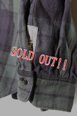 画像6: 「CAL O LINE」PLAID WORK SHIRT キャルオーライン プラッド ワークシャツ ヘヴィーフランネル CL212-041 [グリーン]