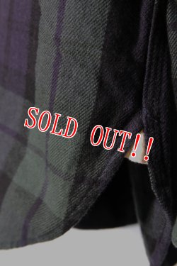 画像5: 「CAL O LINE」PLAID WORK SHIRT キャルオーライン プラッド ワークシャツ ヘヴィーフランネル CL212-041 [グリーン]