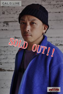 画像9: 「CAL O LINE」 CABLE KNIT CAP キャルオーライン ランダム ケーブルニット キャップ CL222-095 [レッド・グレー・ネイビー]