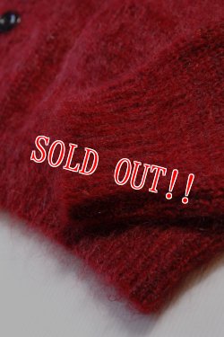 画像5: 「STRANGE TRIP」MIX MOHAIR CRADIGAN ストレンジトリップ ミックスモヘア カーディガン [レッド・ブラック]