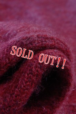 画像8: 「STRANGE TRIP」MIX MOHAIR CRADIGAN ストレンジトリップ ミックスモヘア カーディガン [レッド・ブラック]