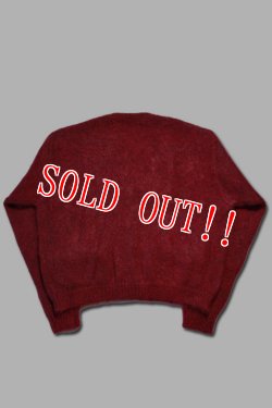 画像7: 「STRANGE TRIP」MIX MOHAIR CRADIGAN ストレンジトリップ ミックスモヘア カーディガン [レッド・ブラック]