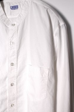 画像4: [SALE 40%off]「C-WORKS」Band Collar Shirt Brooklyn シーワークス バンドカラーシャツ ブルックリン CWST006 [ホワイト]