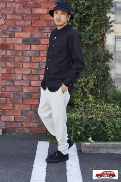 画像9: [SALE 40%off]「C-WORKS」Band Collar Shirt Brooklyn シーワークス バンドカラーシャツ ブルックリン CWST006 [ブラック]