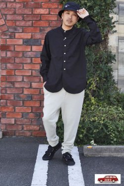 画像11: [SALE 40%off]「C-WORKS」Band Collar Shirt Brooklyn シーワークス バンドカラーシャツ ブルックリン CWST006 [ブラック]