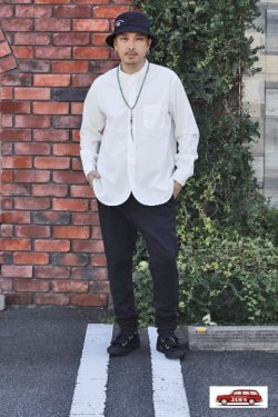 画像7: [SALE 40%off]「C-WORKS」Band Collar Shirt Brooklyn シーワークス バンドカラーシャツ ブルックリン CWST006 [ホワイト]