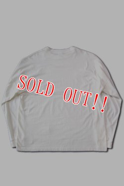 画像6: 「Sugar & Co.」print drop tee L/S  シュガーアンドカンパニー 袖プリント ドロップ ロンTee [ホワイト]