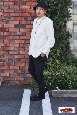 画像8: [SALE 40%off]「C-WORKS」Band Collar Shirt Brooklyn シーワークス バンドカラーシャツ ブルックリン CWST006 [ホワイト]