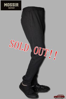 画像2: 「MOSSIR」Cordura Slim Sweat Pants Nova コーデュラ スリム スウェットパンツ ノヴァ MOPT009 [ブラック]